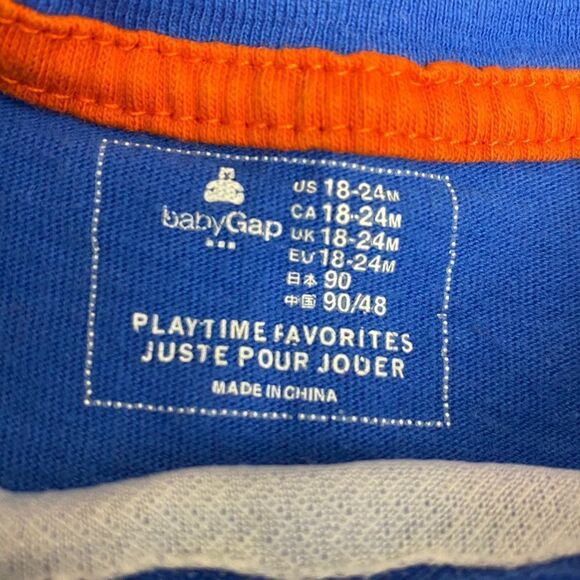 GAP | Baby Boy Blue Long Sleeve Shirt - Picture 3 of 3